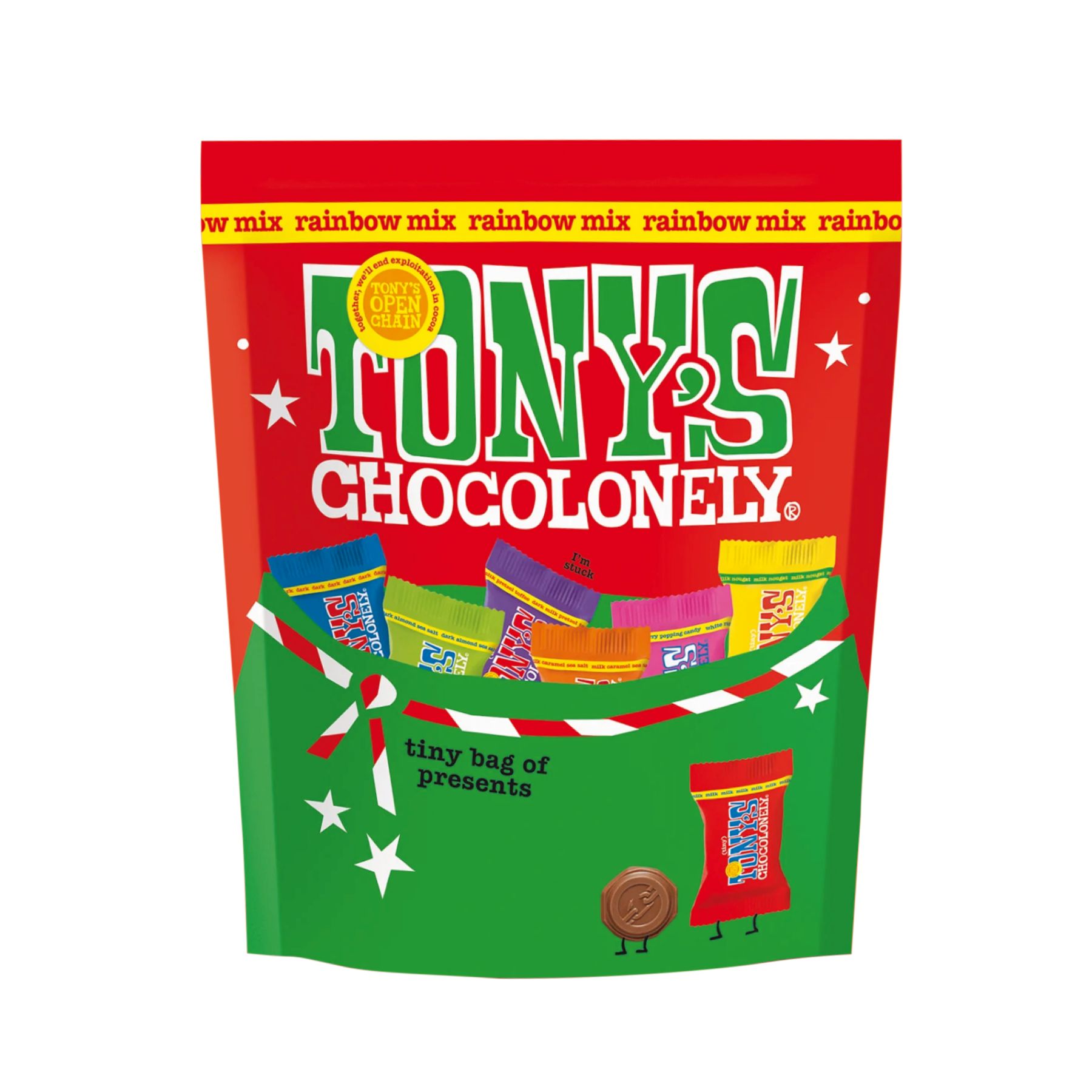 Tony's Chocolonely Christmas Pouch 126g